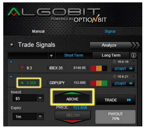 algobit demo trading system