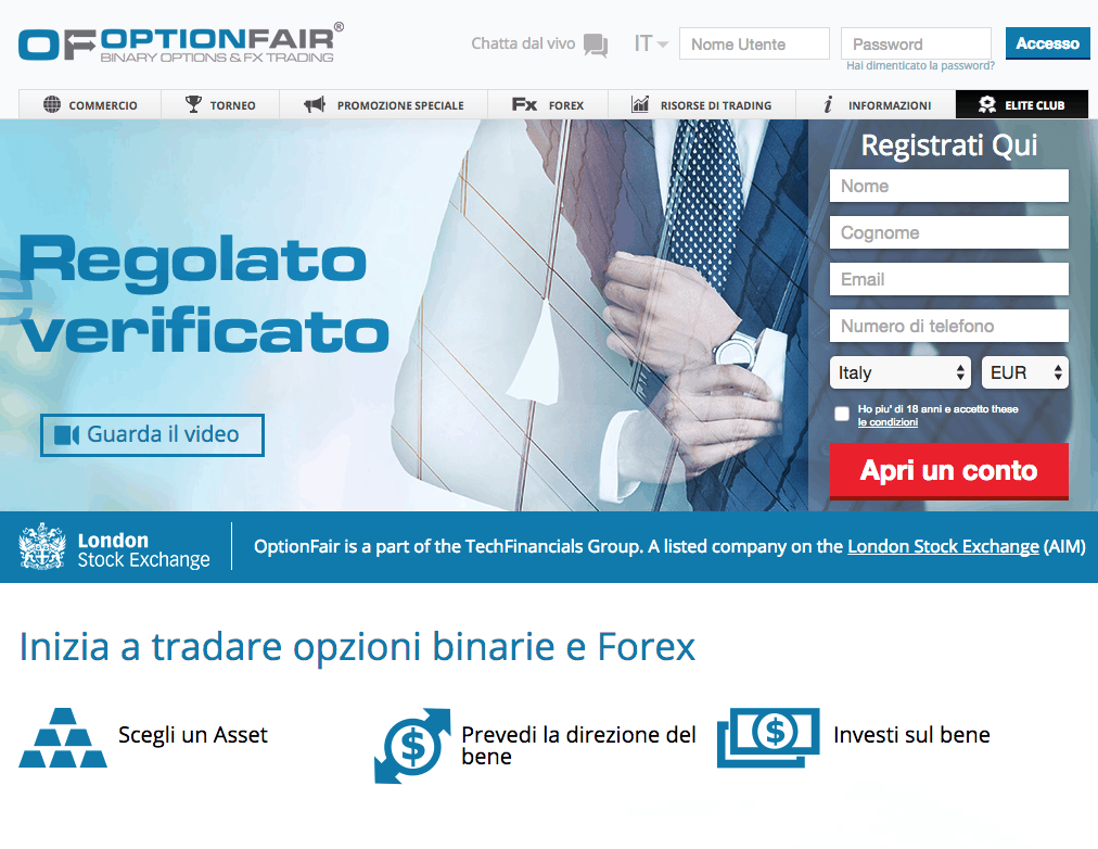 operare in borsa on line