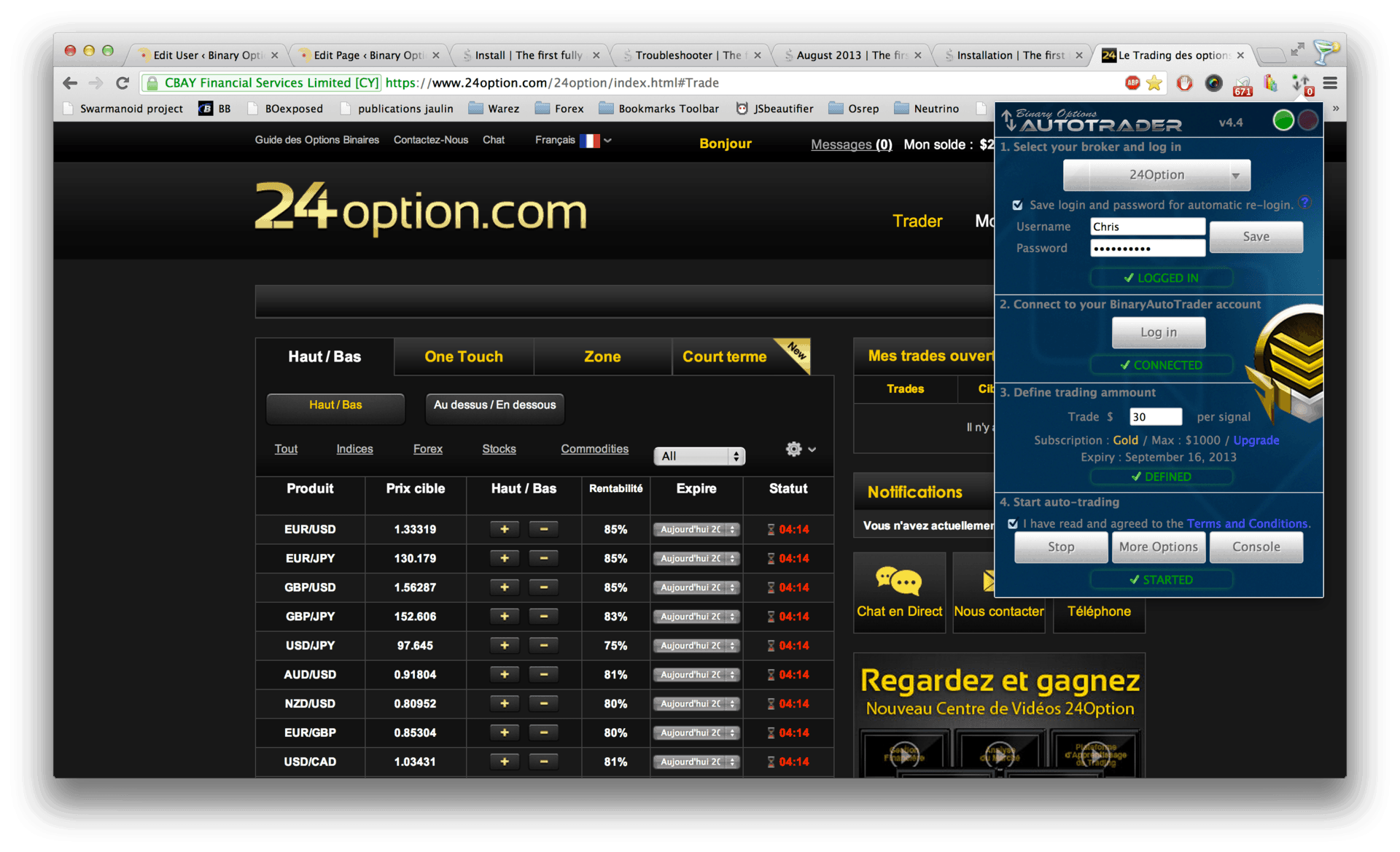 binary options highlow australia