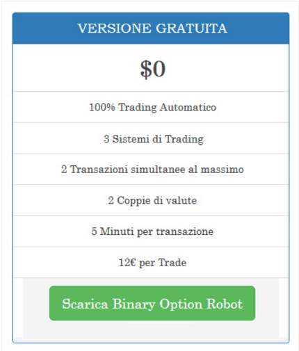 first binary option robot opinioni