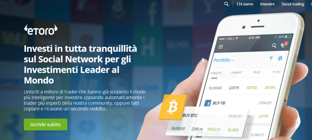 Criptovalute su etoro
