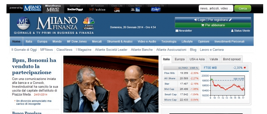 Milano Finanza: recensione quotidiano economico-finanziario