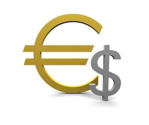 Quanto vale 1 dollaro in euro ? $ -> €