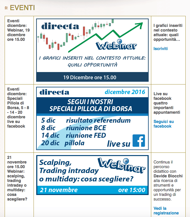 Directa trading system