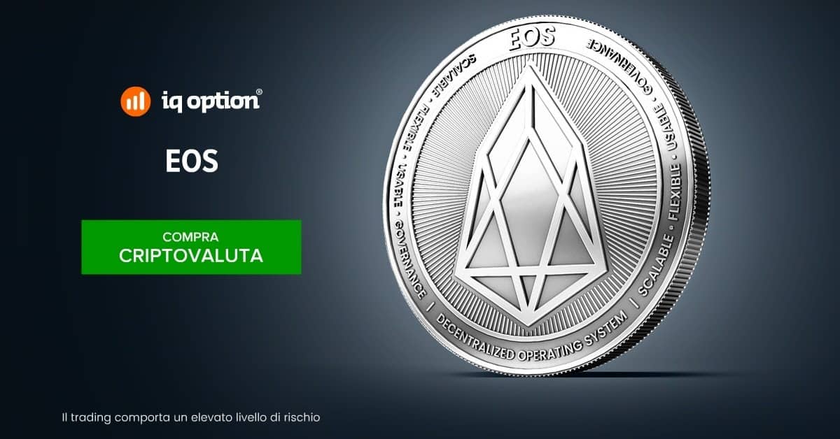 Cripotvaluta EOS offerta da IQ Option