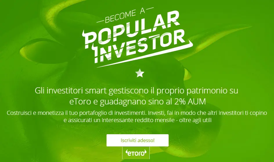 diventare popular investor etoro