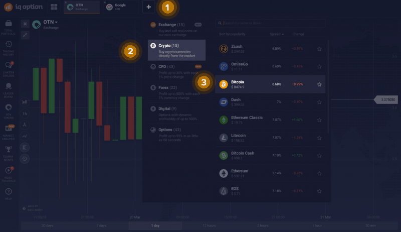 IQ Coin opinioni recensioni piattaforma trading criptovalute IQ Option