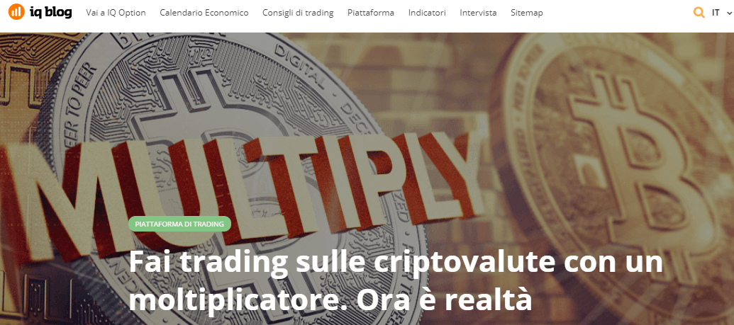 IQ Coin opinioni recensioni piattaforma trading criptovalute IQ Option