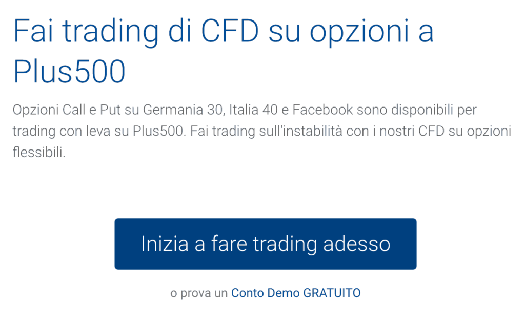 opzioni plus500