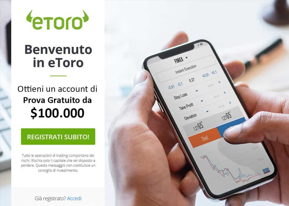 conto Forex demo gratis eToro
