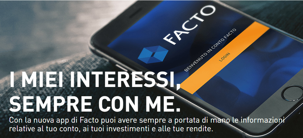 conto deposito online facto