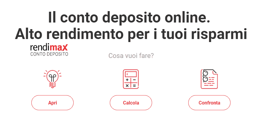 Rendimax conto deposito