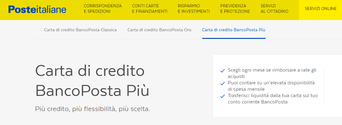 Conto Bancoposta