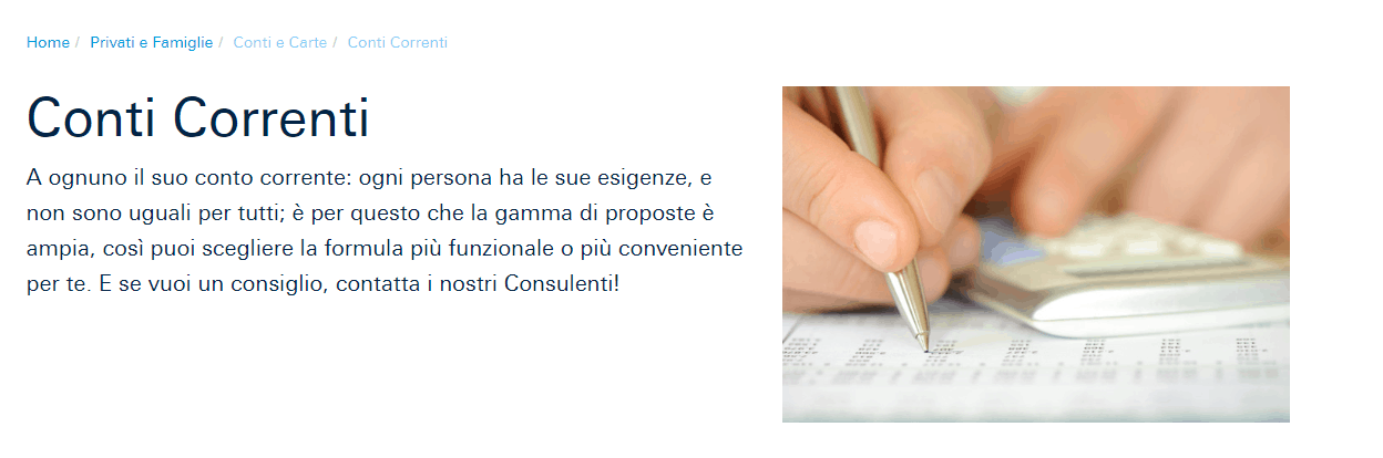 conto correnti deutsche Bank