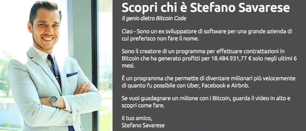 Bitcoin Code truffa ? Opinioni e recensione robot