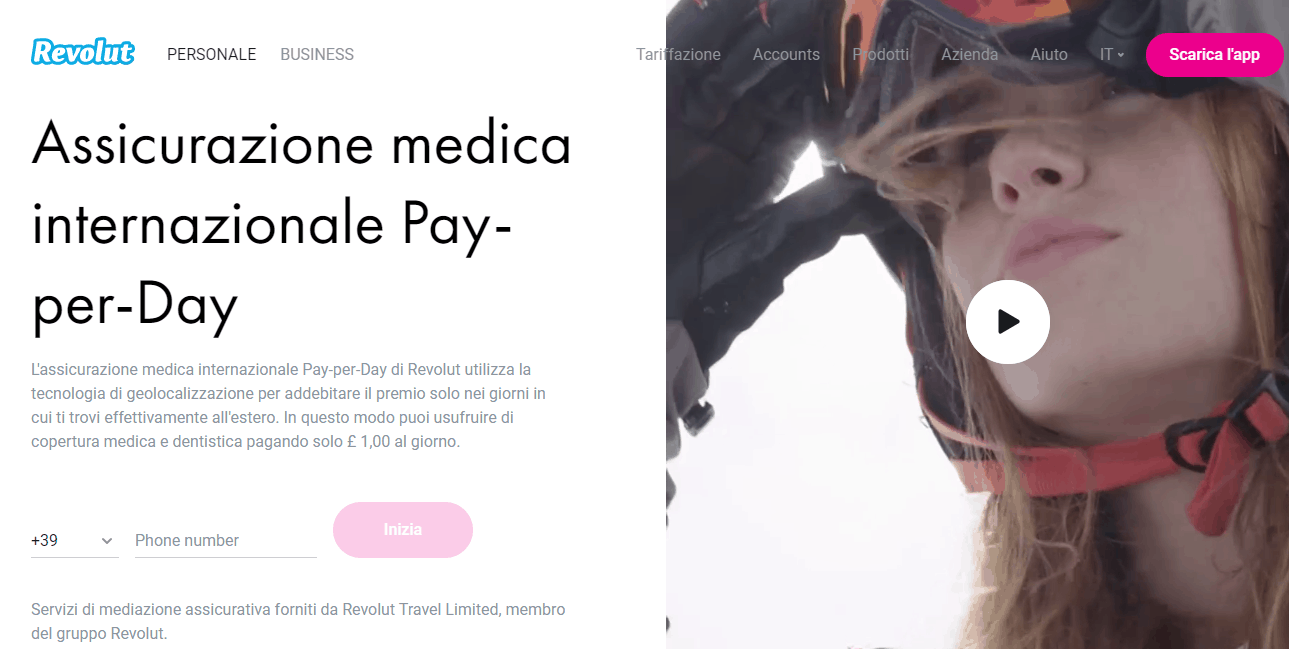 Revolut assicurazione medica