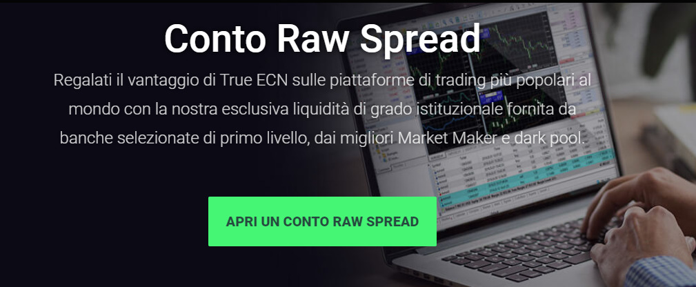 Conto Raw Spread IC Markets Metatrader