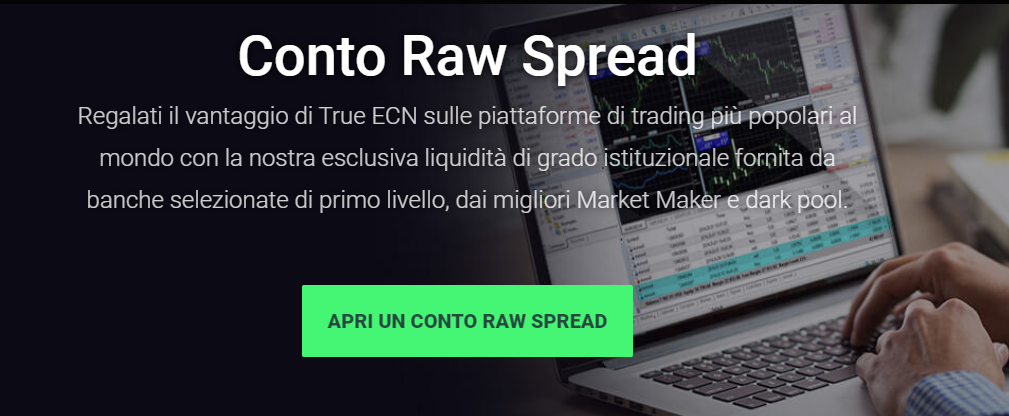 Conto Raw Spread IC Markets Metatrader
