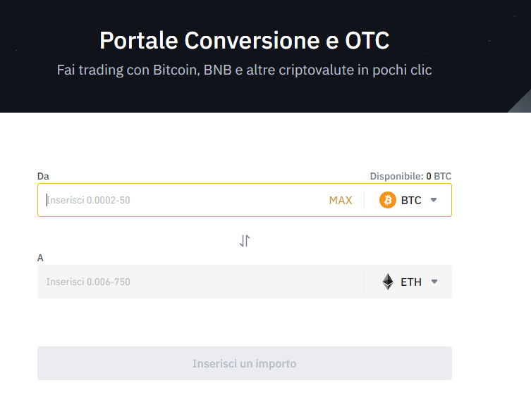Come fare trading su Binance