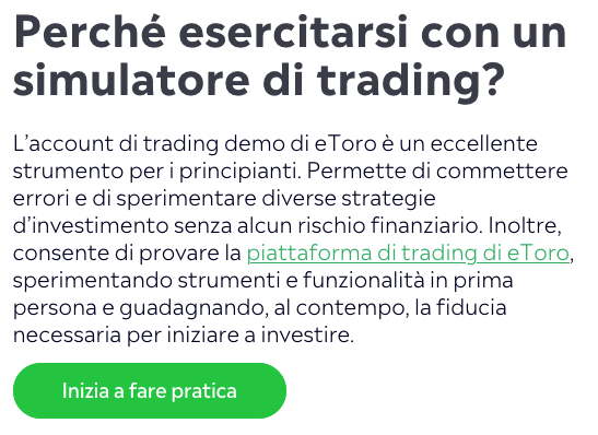 Simulazione trading eToro